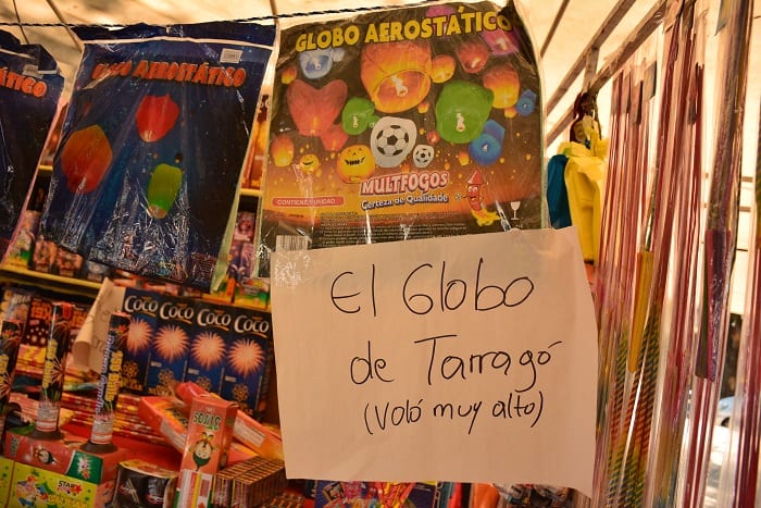 “El Globo de Tarragó”: 10 tipos de pirotecnia que se imponen