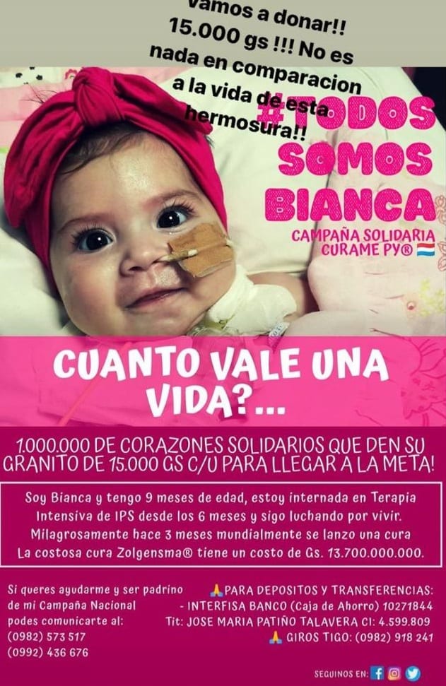 Salud concreta compra de medicamento para Bianca y Agustina