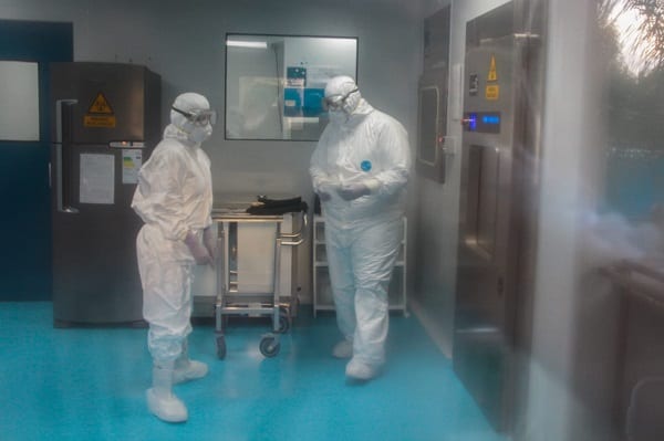 Así es el laboratorio preparado por Salud para hacer frente al coronavirus