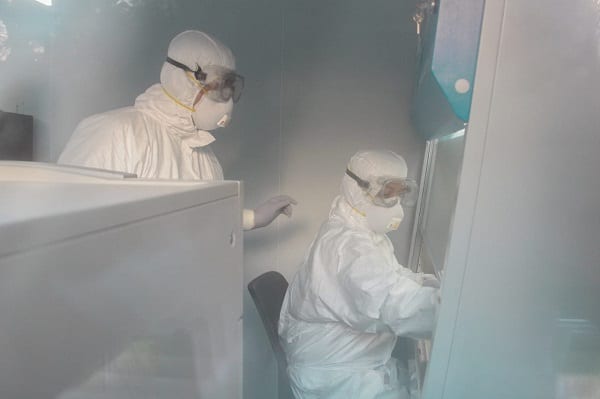 Así es el laboratorio preparado por Salud para hacer frente al coronavirus