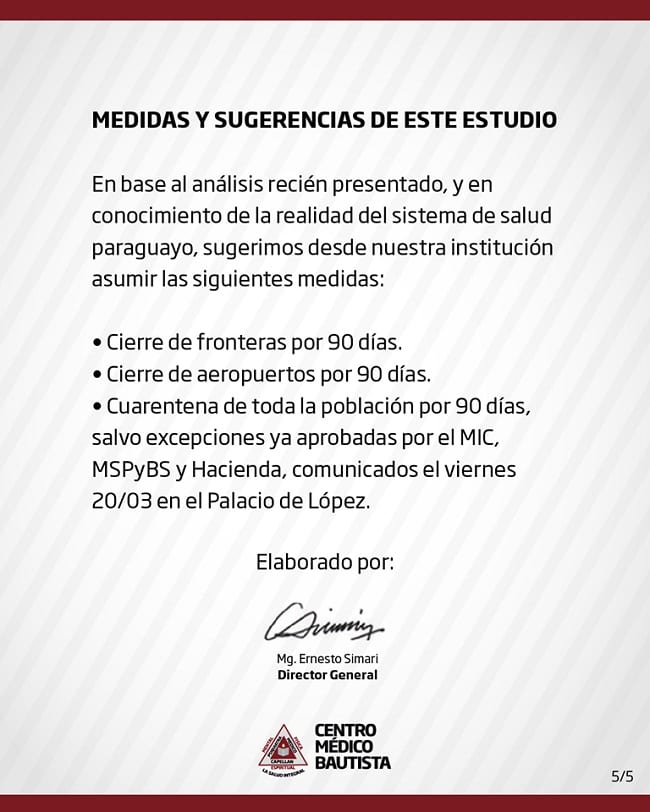 Cuarentena debe extenderse a 90 días, sugiere estudio