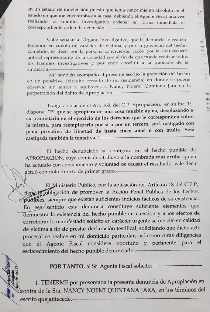 Friedmann denuncia por apropiación a su joven esposa