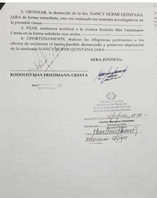 Friedmann denuncia por apropiación a su joven esposa