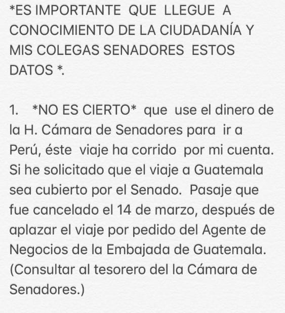 Bajac afirma que no hay causal de pérdida de investidura