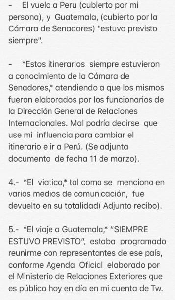 Bajac afirma que no hay causal de pérdida de investidura