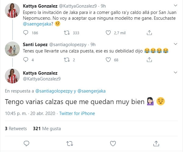 Kattya desea conocer a Jaka y dice que calzas le quedan bien