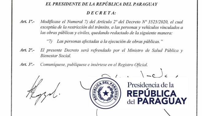 Abdo Benítez da a conocer nuevo decreto de aislamiento