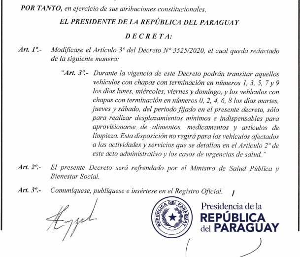 Nuevo decreto echa luz a la confusión de las chapas