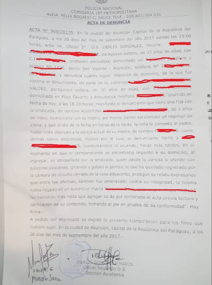 Conductor también denunció en el pasado a su hoy acusadora