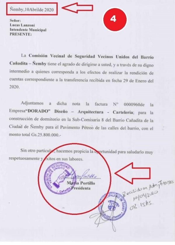 Denuncian esquema de desvío de dinero en la Municipalidad de Ñemby