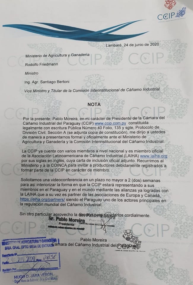 Cámara de cáñamo aclara que es la única legalmente constituida