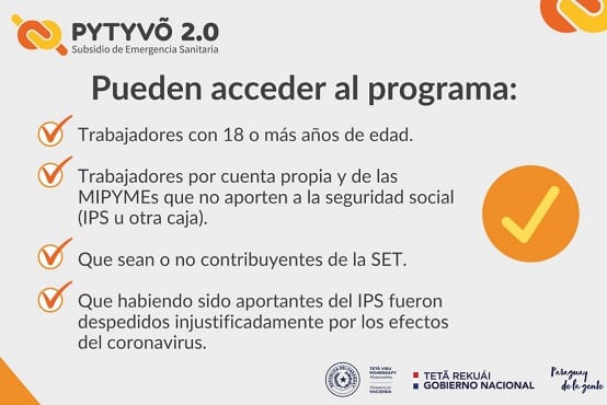 Hacienda abre a todo el país la inscripción a Pytyvõ 2.0