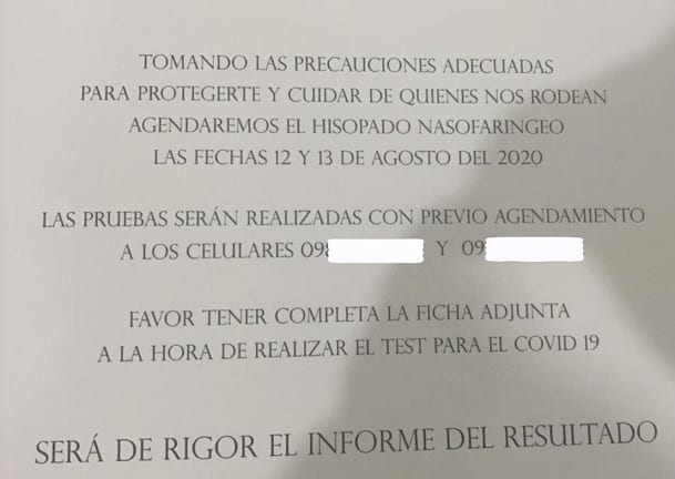 Se filtra el protocolo de la boda de Sol Cartes: Incluye un hisopado