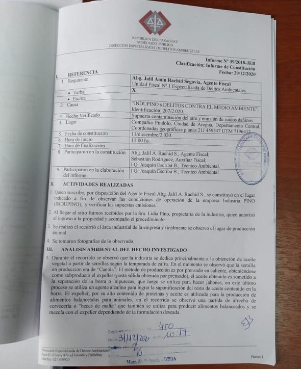 Piden clausura de fábrica por contaminación en Areguá