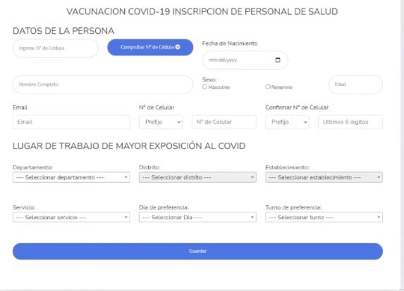 Salud da conocer plataforma de agendamiento para vacunación