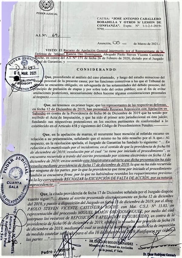 Tribunal da vía libre a juicio contra directivos de la Caja Bancaria