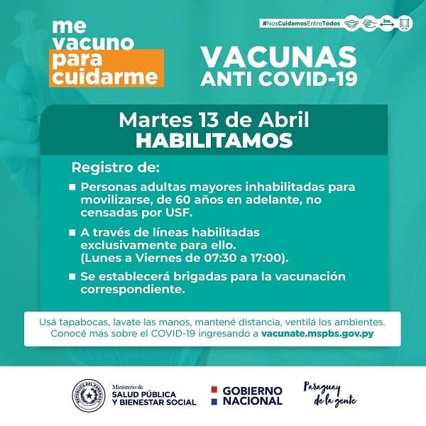 Vacunación: Así se realiza el registro para mayores de 60 años
