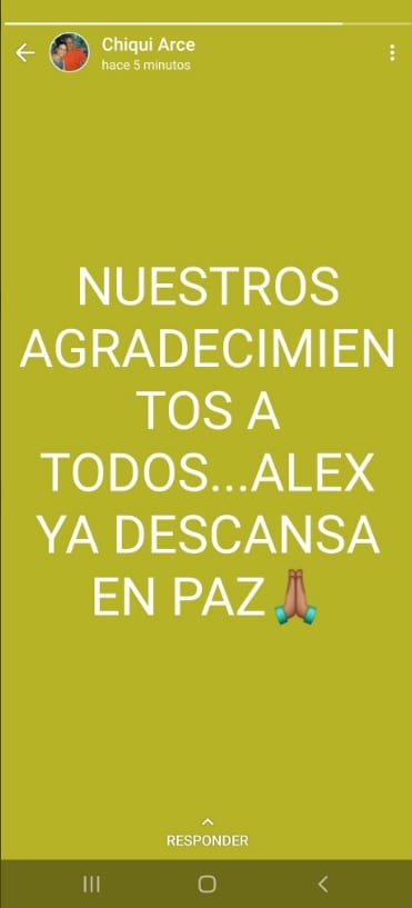 Chiqui agradece apoyo recibido