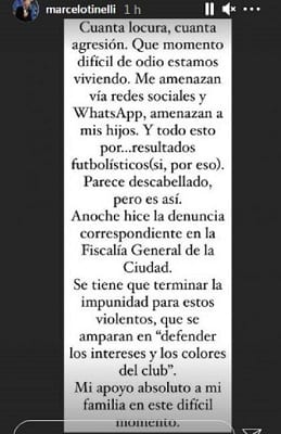 Amenazan de muerte a Marcelo Tinelli