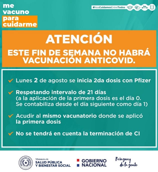 Megavacunatorio reabrirá para aplicación de segundas dosis