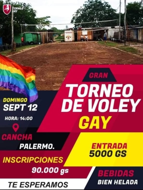 Este domingo se realizará primer torneo de vóley gay