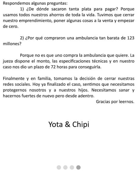 Yolanda y Chipi dan su versión y toman medidas drásticas