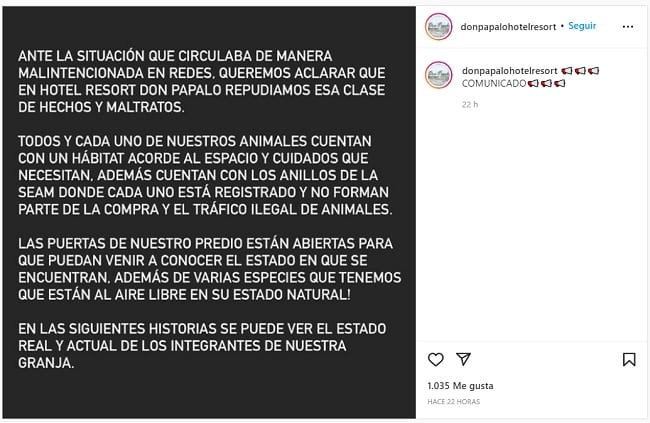 Defensa Animal abre sumario a Granja Don Papalo