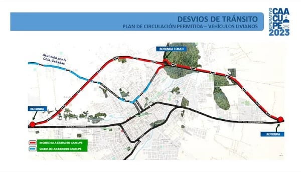 Operativo Caacupé 2023: Novedades en circulación y restricciones