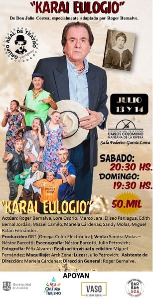 Grupo Real de Teatro celebra 45 años con ‘Karai Eulogio’