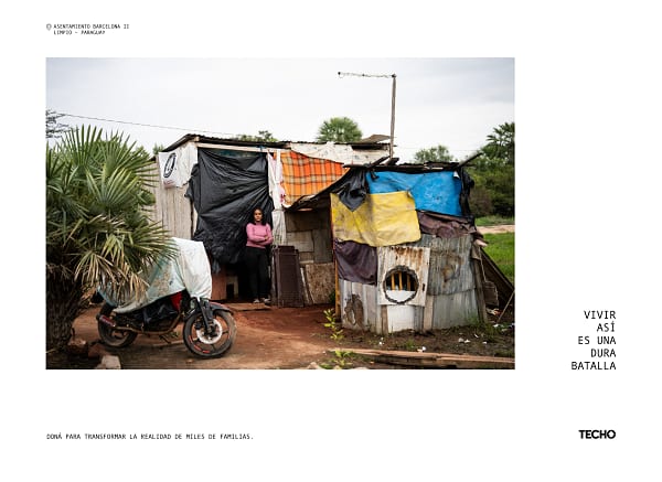 Pulitzer retrata asentamientos para campaña de TECHO Paraguay