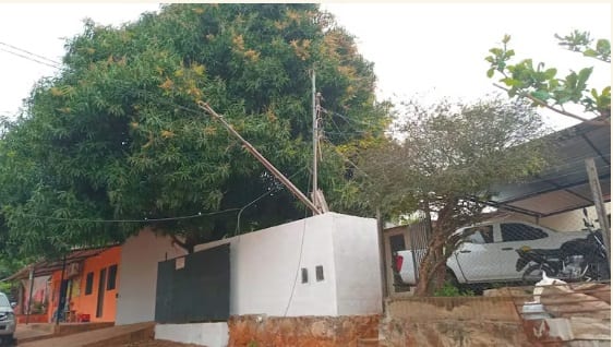 Fuerte temporal deja sin energía a distritos de Paraguarí
