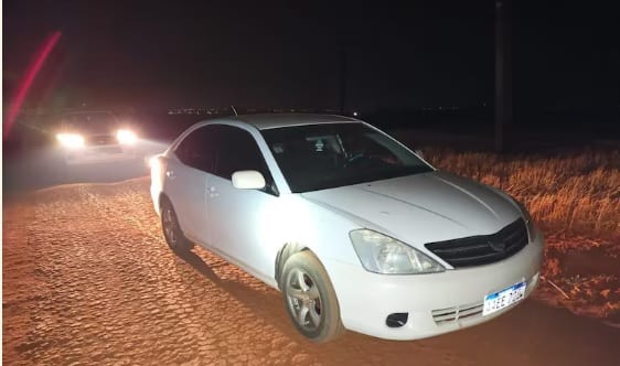 Persecución en Santa Rita: recuperan auto robado, pero ladrones huyen