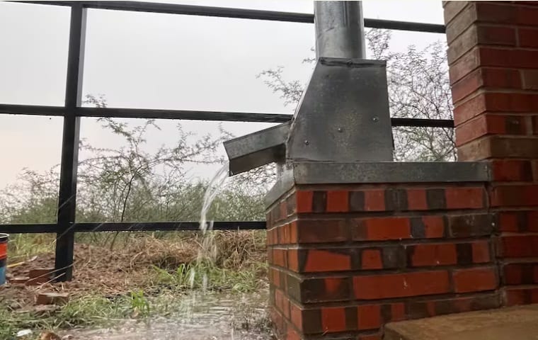 Sorpresiva lluvia con granizo sorprende al Chaco central