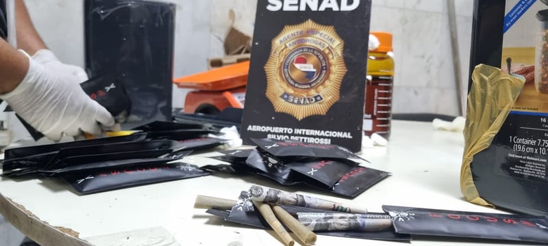Senad incauta marihuana vip oculta en encomiendas en el Silvio Pettirossi