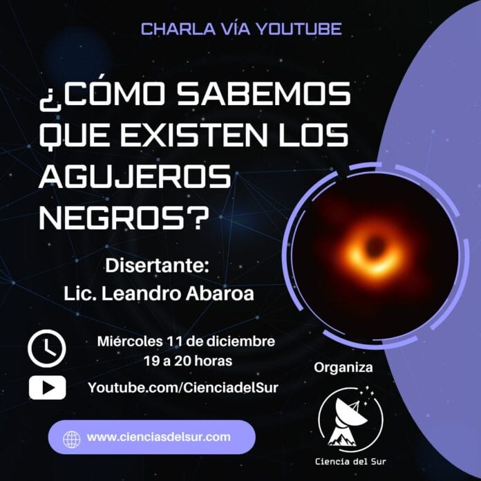 Charla gratuita sobre agujeros negros con astrofísico argentino