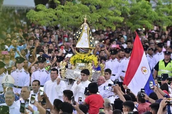Iglesia llama al cambio político en Caacupé 2024