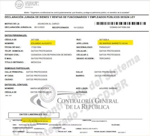 Nepotismo en la EBY: El controversial caso del hermano del ministro del Mades