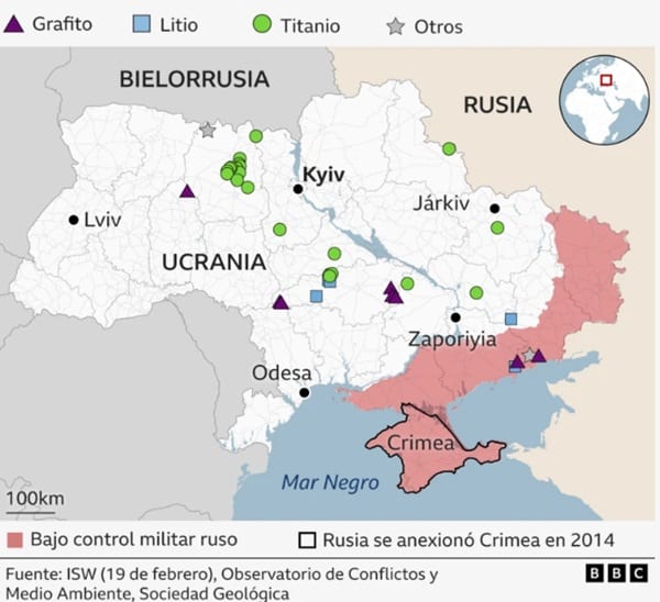 EEUU y Ucrania: La diplomacia de las tierras raras en juego