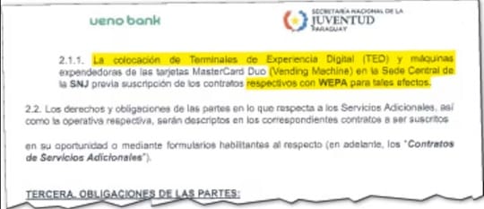 Secretaría de la Juventud firmó un acuerdo que beneficia directamente a empresas vinculadas a Peña