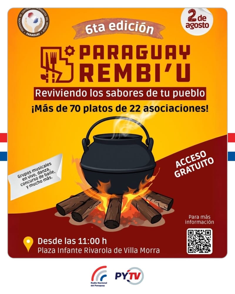 “Paraguay Rembi’u” reúne sabores del país en Villa Morra