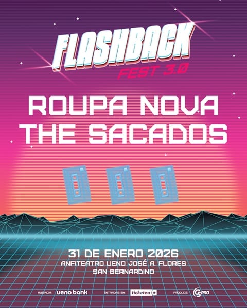 Roupa Nova y The Sacados, juntos en Flashback Fest