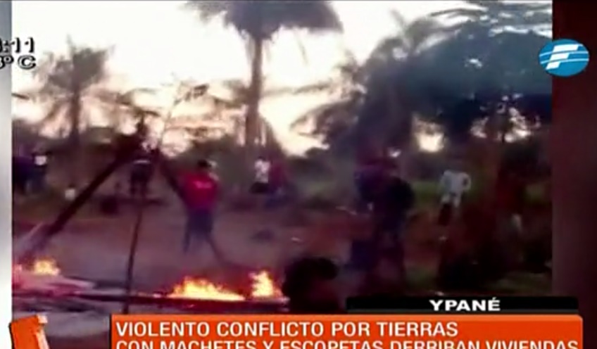 Desalojo con escopetas y machetes en Ypané