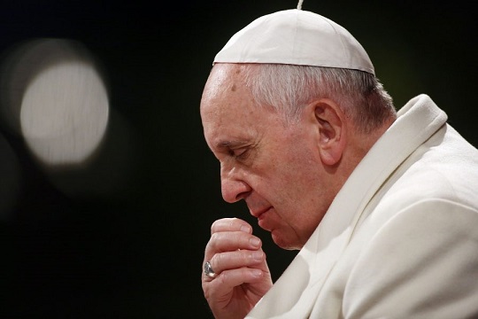 Papa Francisco insta a un minuto por la paz