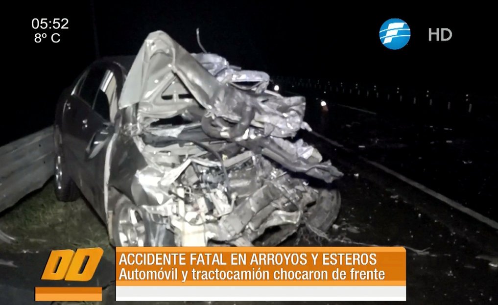 Fatal accidente en Arroyos y Esteros