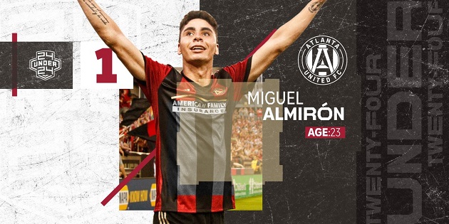 Almirón fue elegido como mejor jugador joven de la MLS