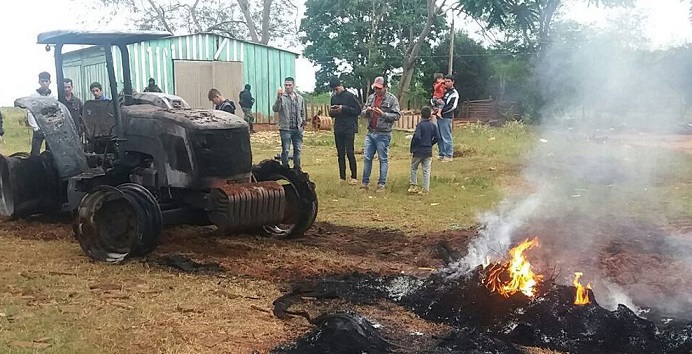 FTC afirma que el ataque a tractores “fue perpetrado por campesinos”