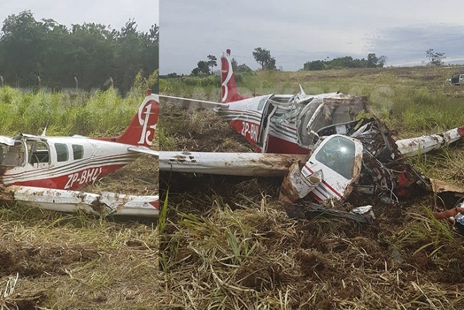 Accidente aéreo deja un fallecido en Itapúa
