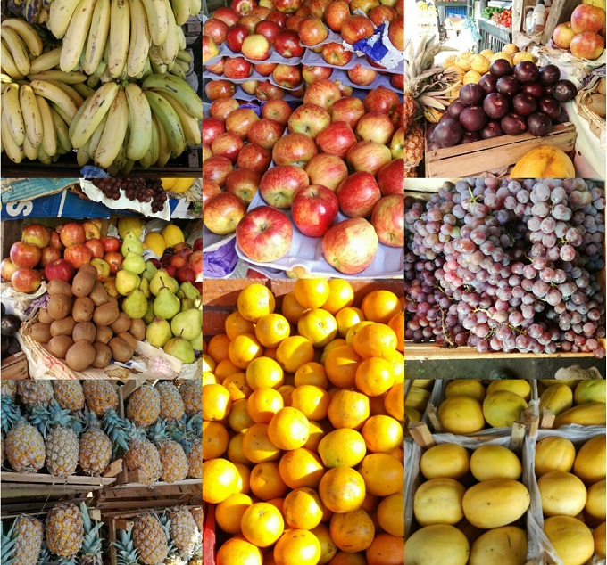 Frutas en abundancia y a bajos precios en el Abasto