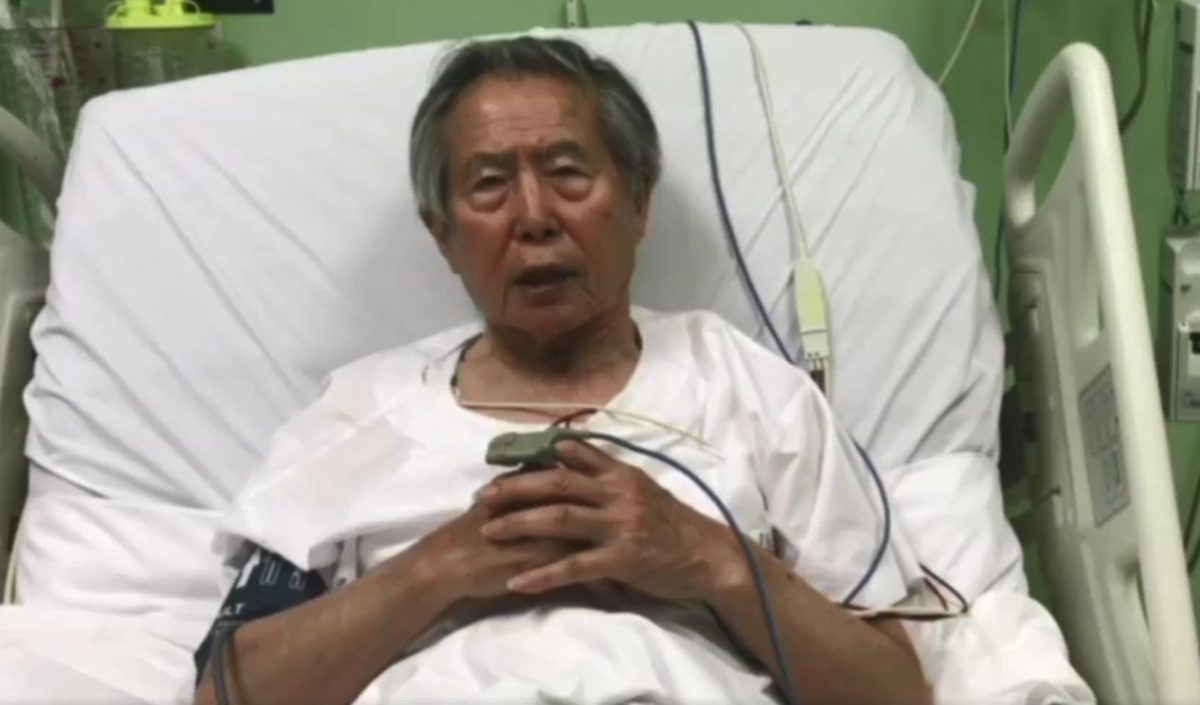 Tras recibir indulto, Fujimori pide perdón a los peruanos