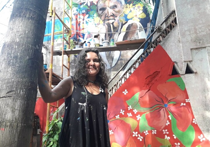 Artista portorriqueña propone arte y tradición en Asunción por Semana Santa